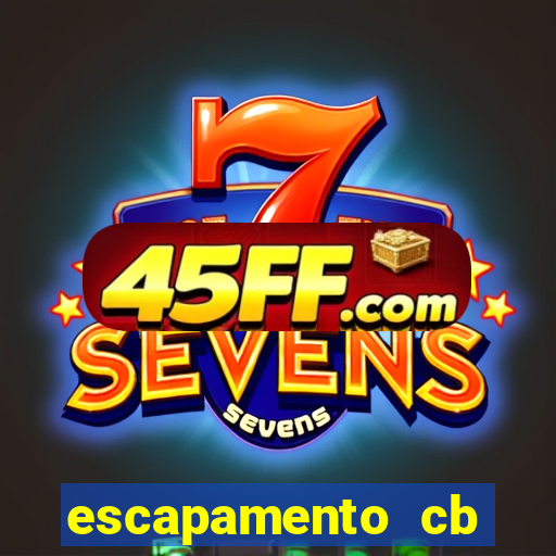 escapamento cb twister 250